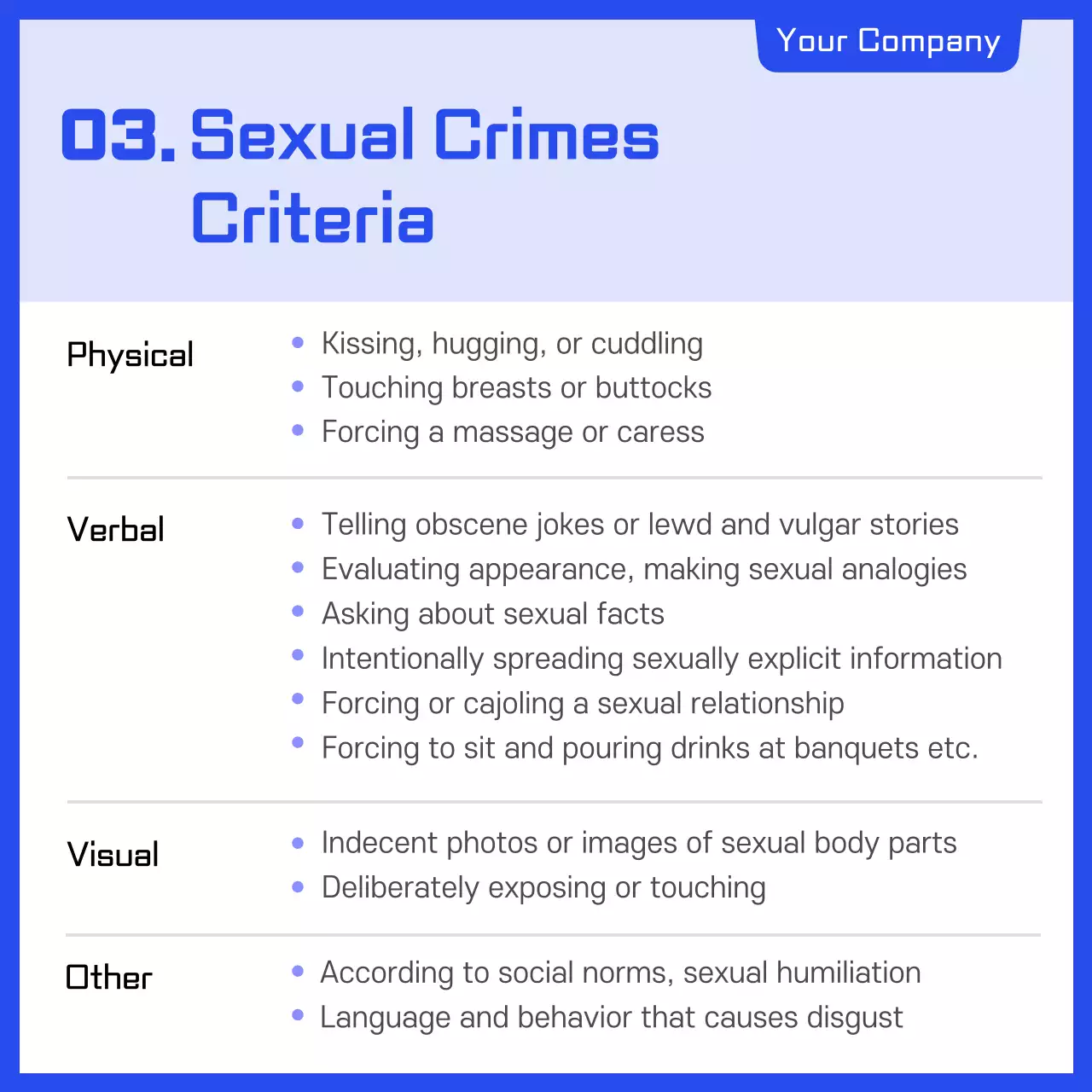 Blue Modern Work Guide Instagram Carousel