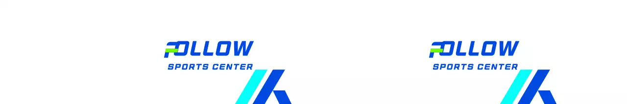 Desain yang kuat dan menarik dengan gradien biru muda dan biru