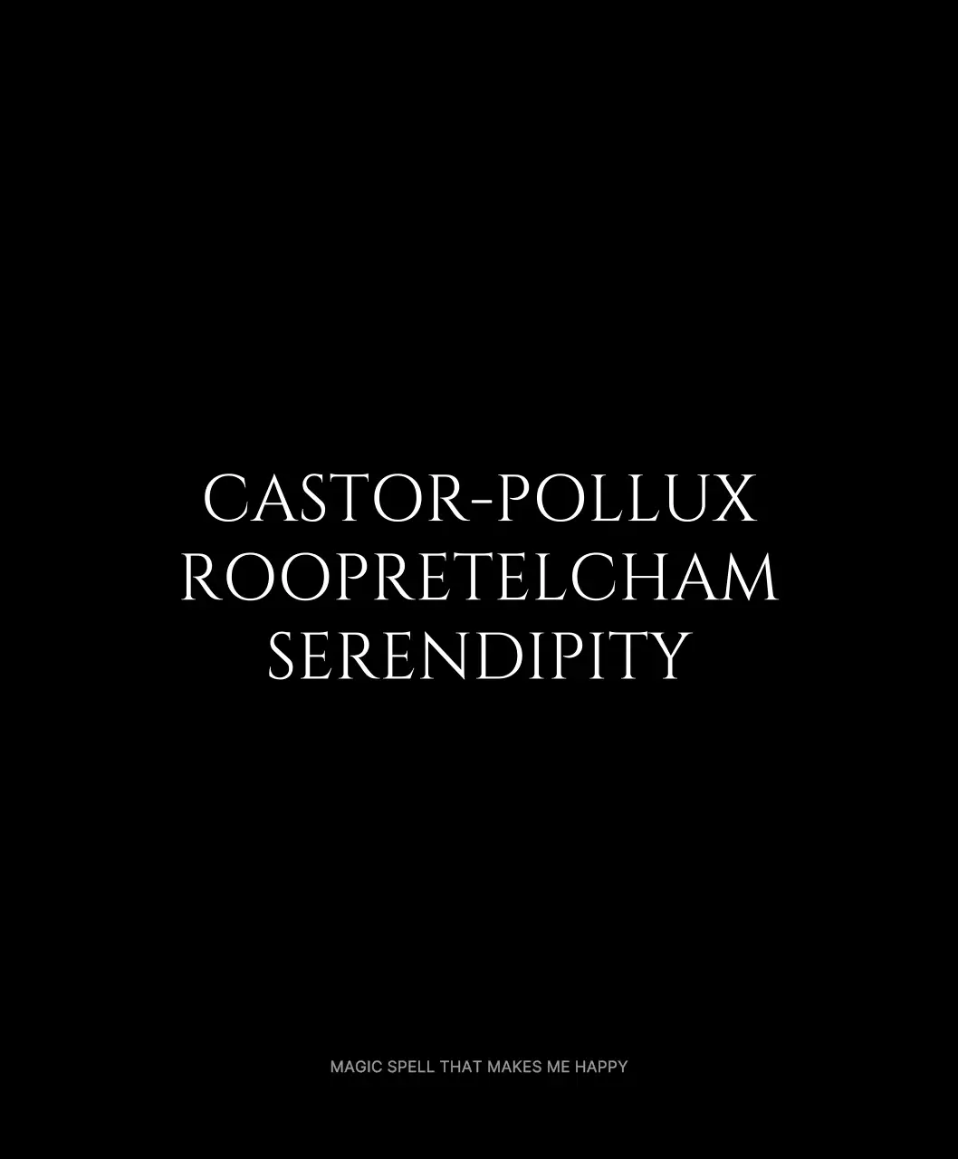 Gaya teks sederhana dengan mantra kebahagiaan hitam dan putih