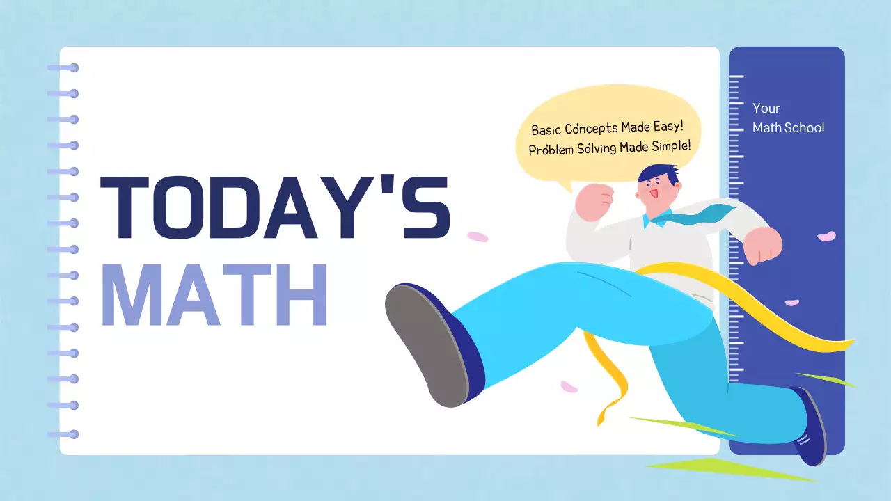 Blue Modern Math Guide Presentation