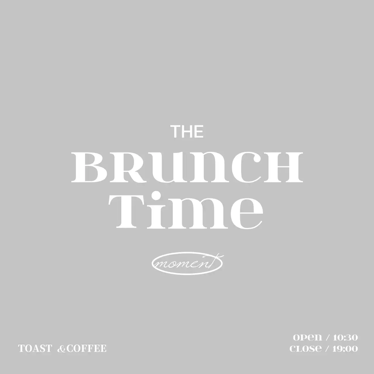 Vintage-inspired cafe logo in white