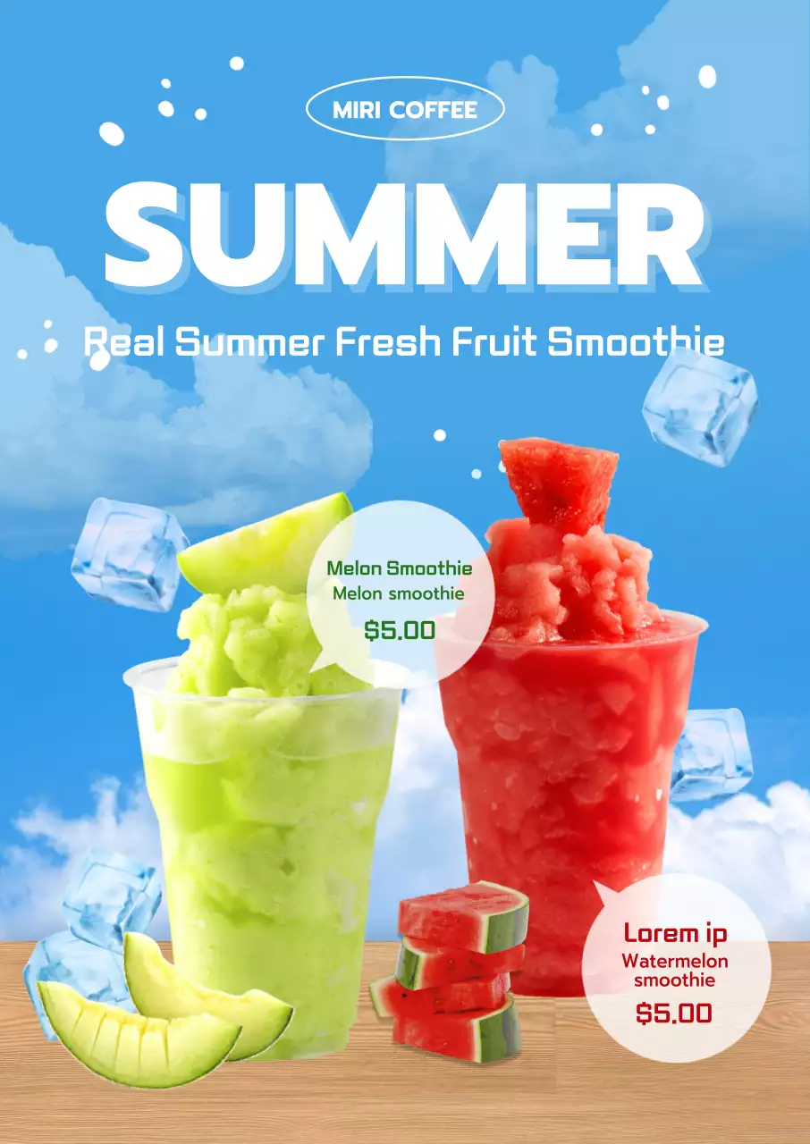 Memperkenalkan minuman musim panas yang penuh warna dan menyegarkan