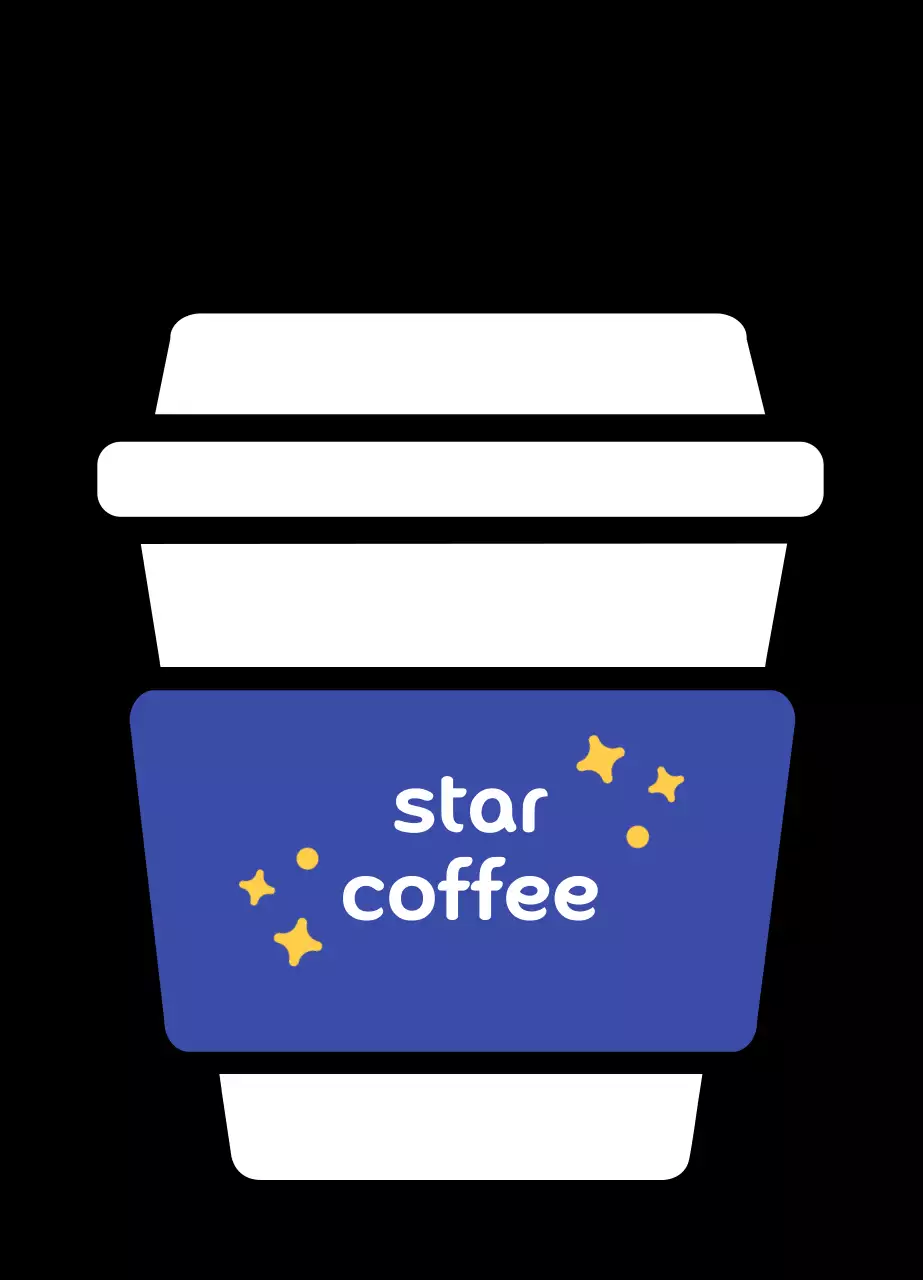 Gantungan Kunci Akrilik Gelas Kertas Kafe Ungu