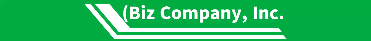 Gaya bingkai logo perusahaan sederhana dengan warna hijau dan putih