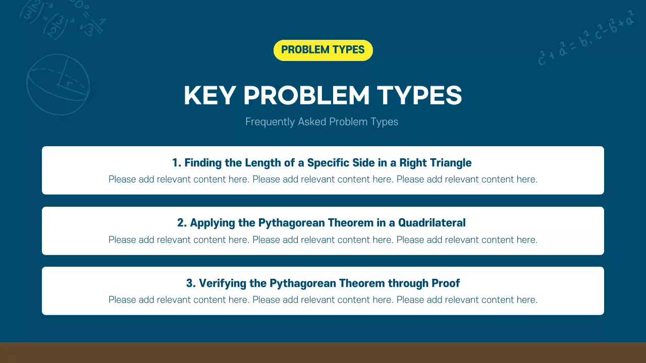 Blue Retro Math Course Presentation