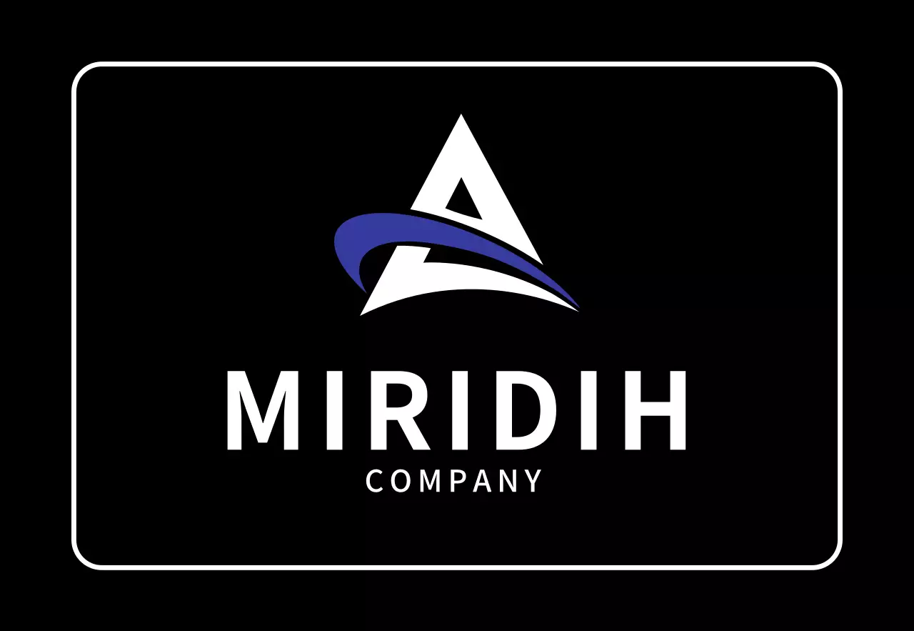 Business logo with a basic layout