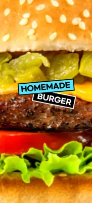 Blue and Black Label Handmade Burgers