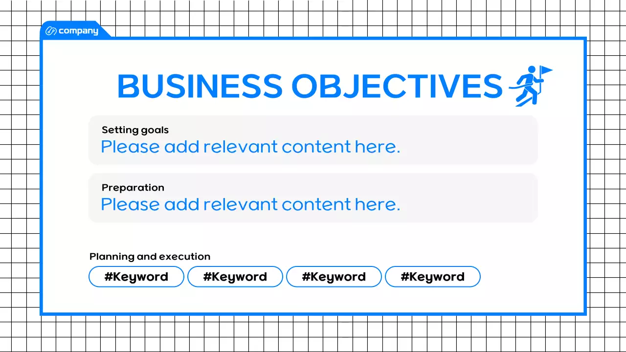 블루 모던 비즈니스 프레젠테이션