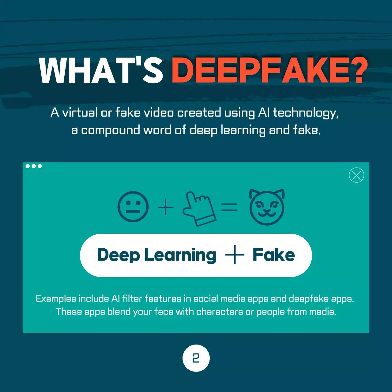 Teal Modern Cyber Guide Instagram Carousel