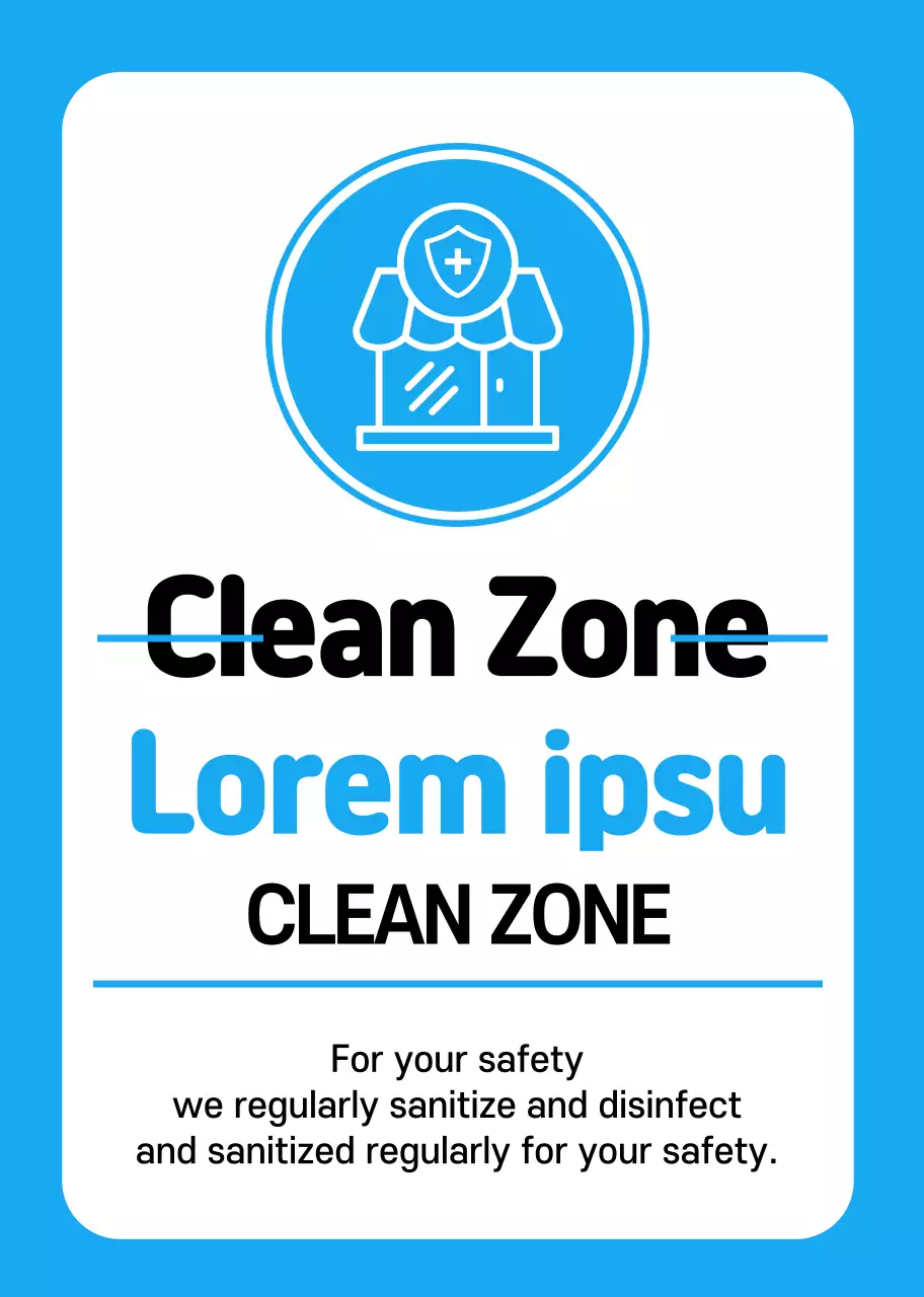 Etalase yang biru, bersih, dan bebas karantina