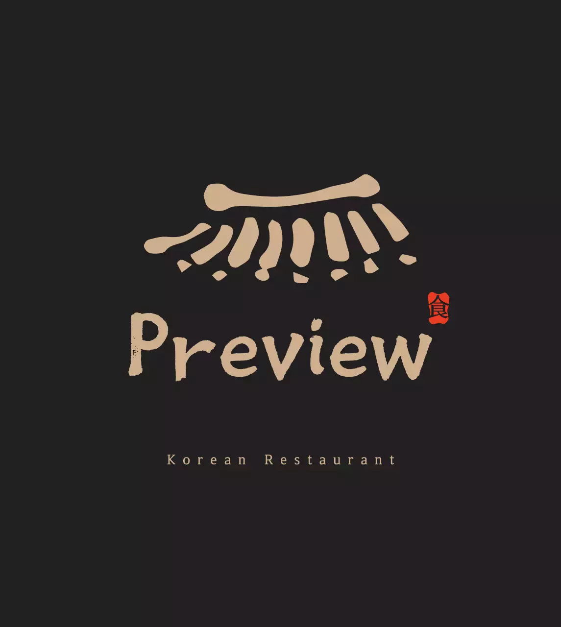 Tiled Korean tabletops