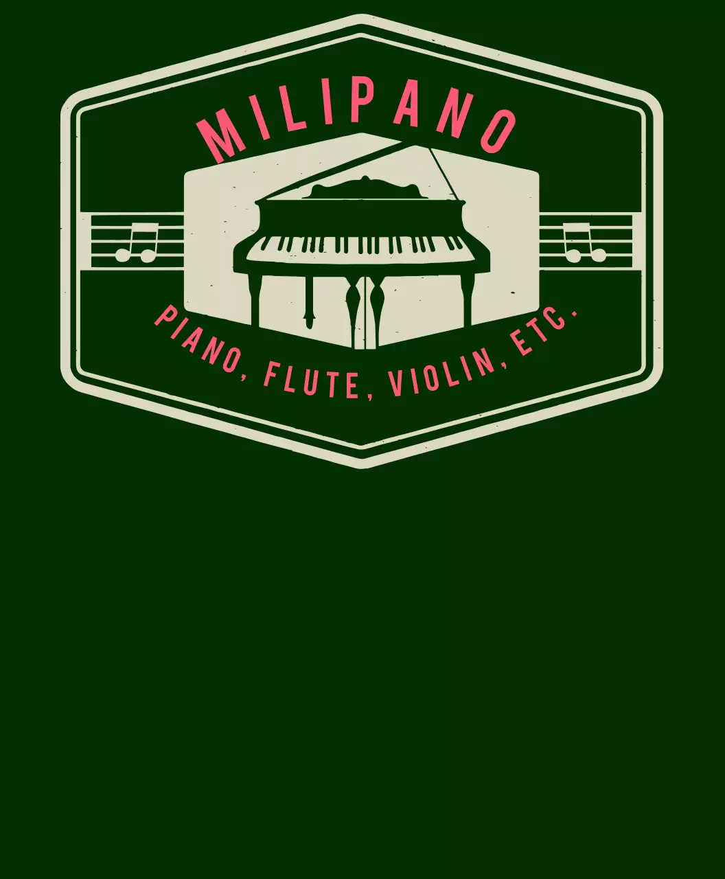 T-Shirt Kelompok Sekolah Piano