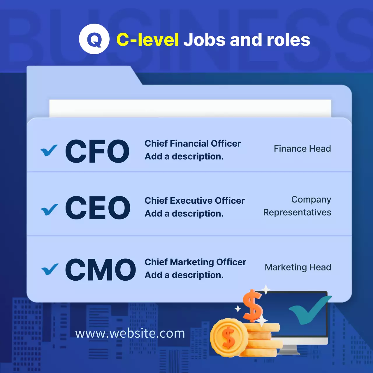 Blue Modern Startup Promotion Instagram Carousel