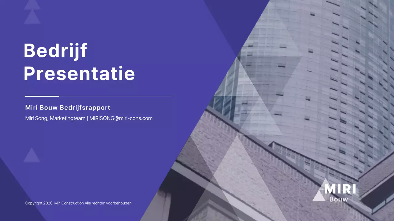 NavyTone's bedrijfspresentatie