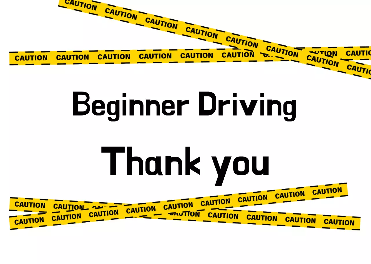 Hướng dẫn lái xe cho người mới bắt đầu màu vàng đen rất dễ đọc