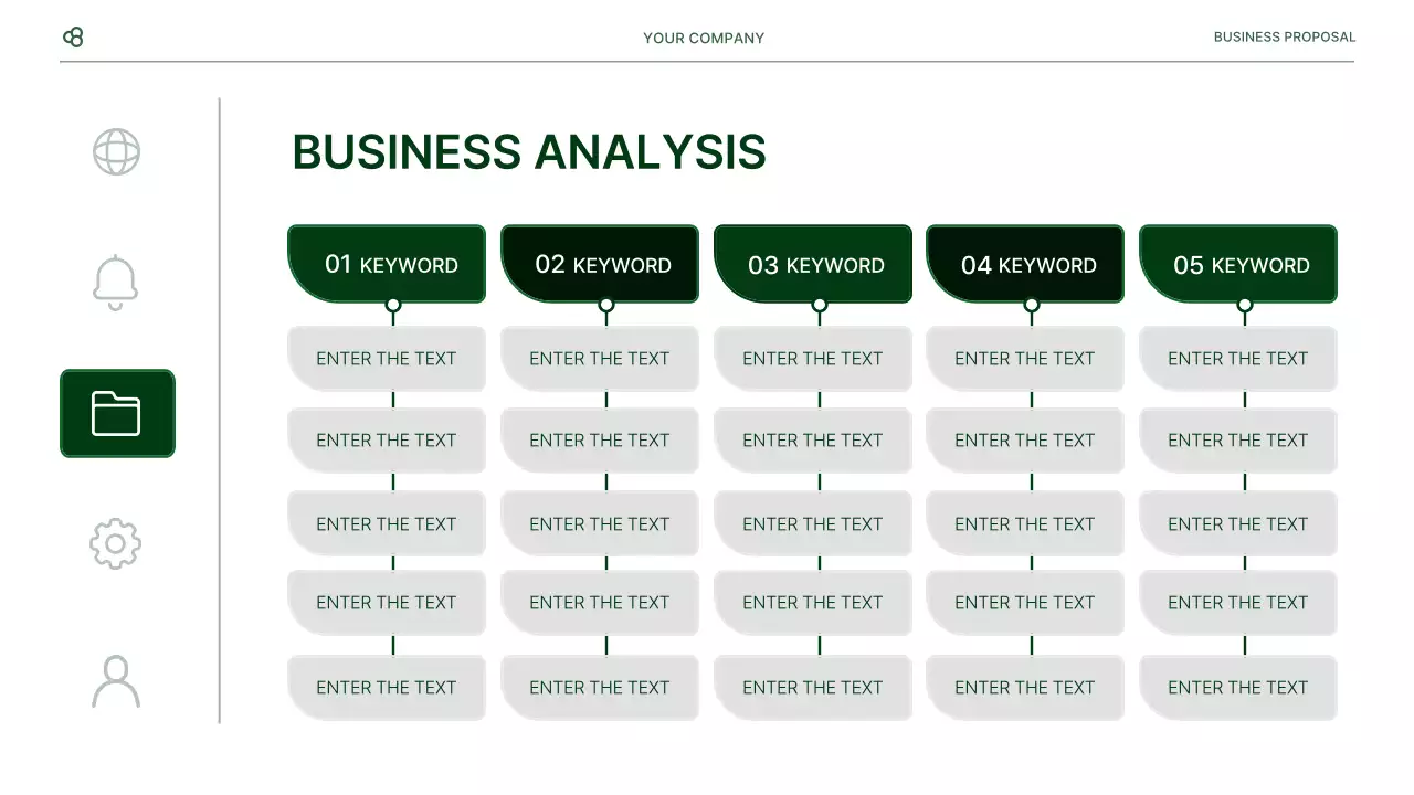 Green Minimal Business Proposal Presentation