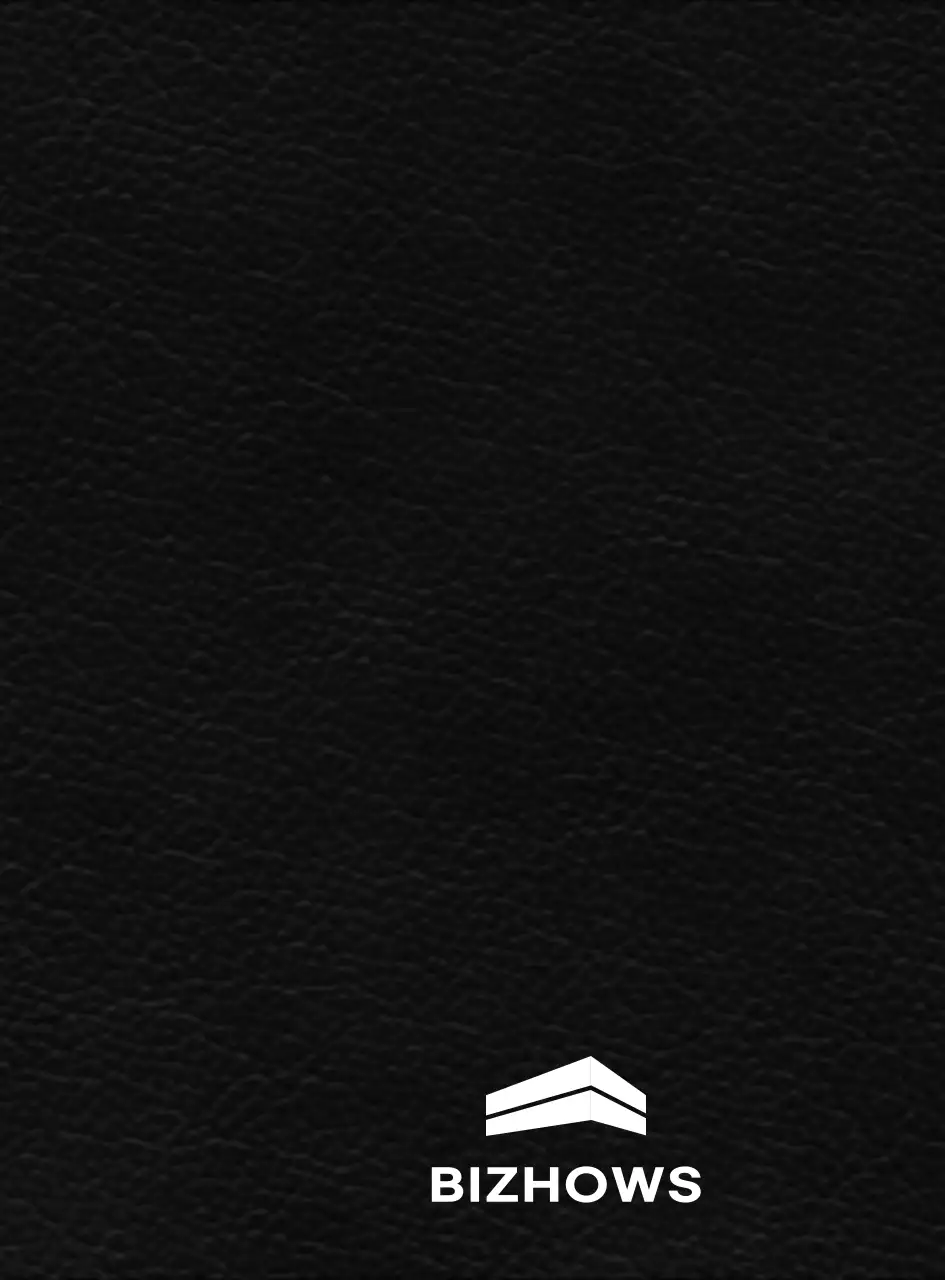 A corporate promotional piece with a clean building logo symbolic concept