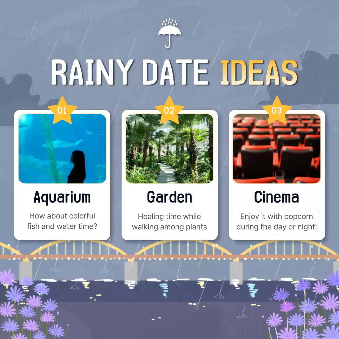 Grey Modern Date Guide Instagram Post