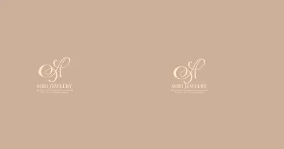 Brown Simple Logo Jewelry Shop
