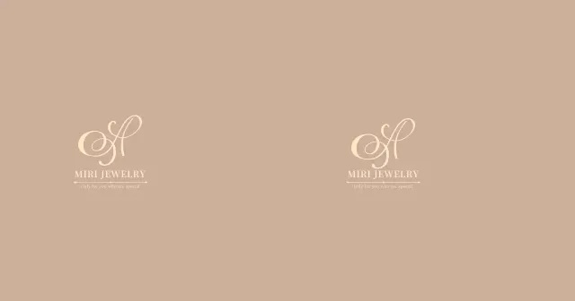 Brown Simple Logo Jewelry Shop