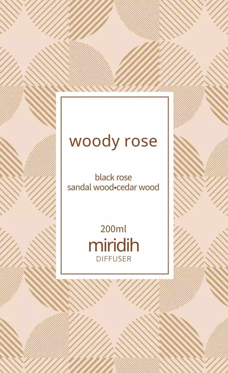 Nhãn khuếch tán hoa văn màu be nhạt