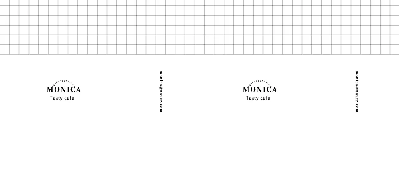 An emotional and clean dessert cafe logo