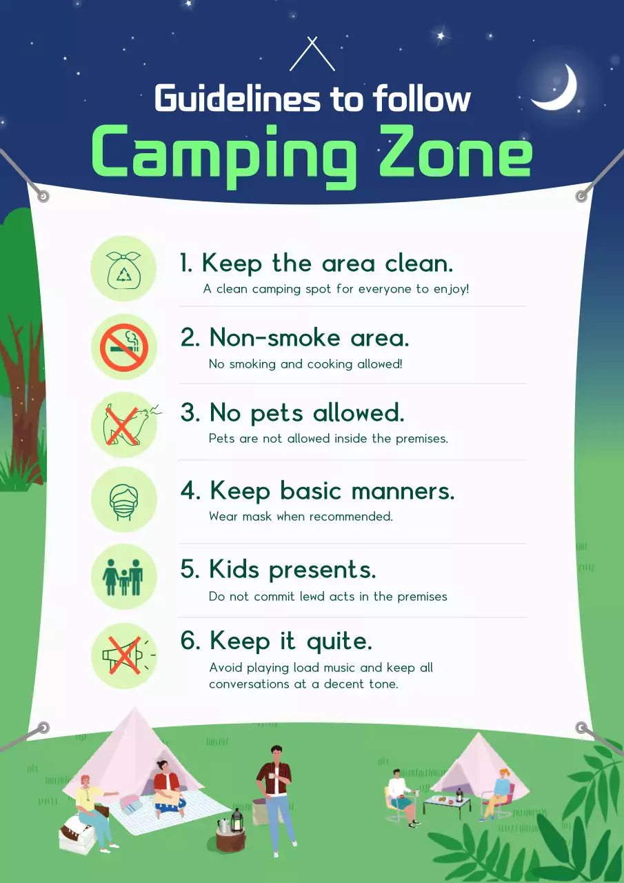 Green Simple Camping Guideline