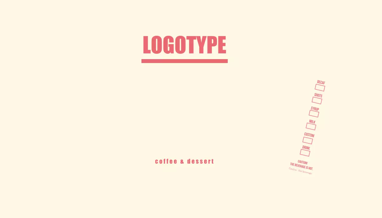 Yellow Pink Simple Text