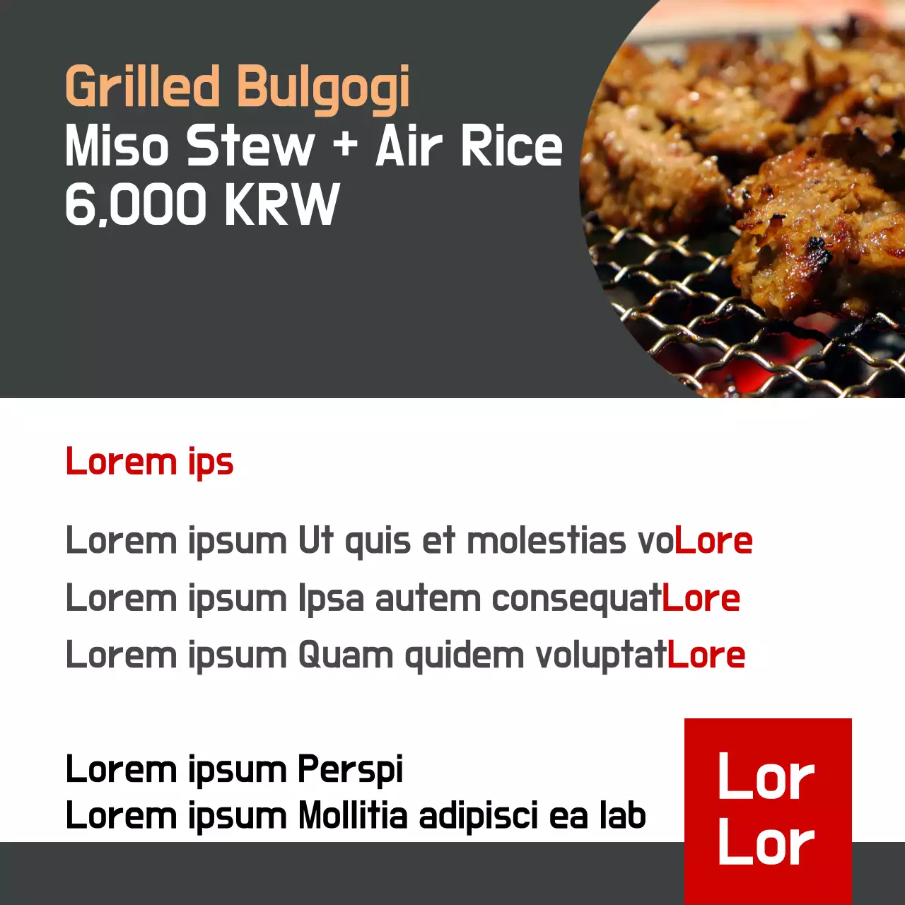 Orange Modern Food Advertisement Banner