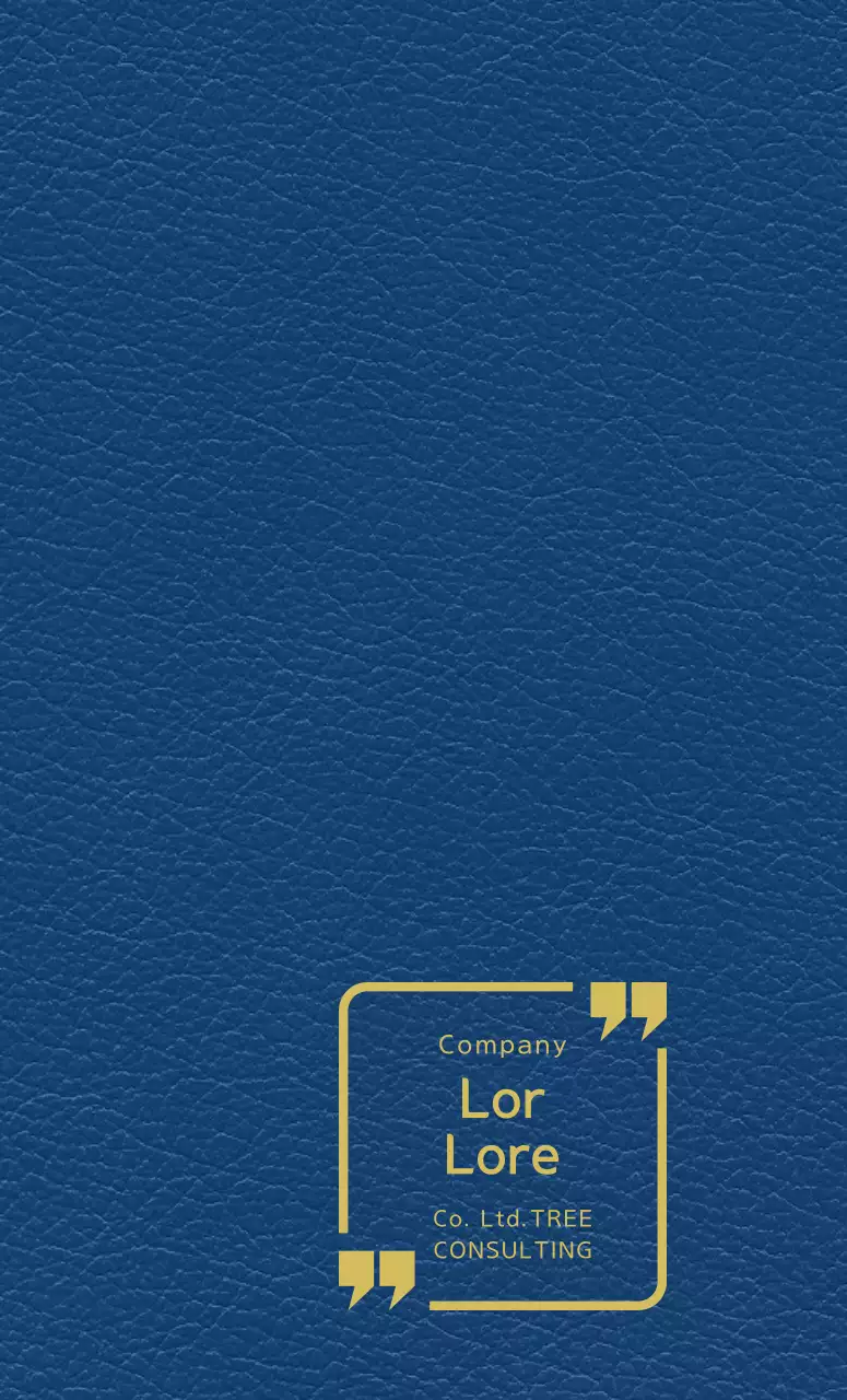 Company diary with consulting company shapes