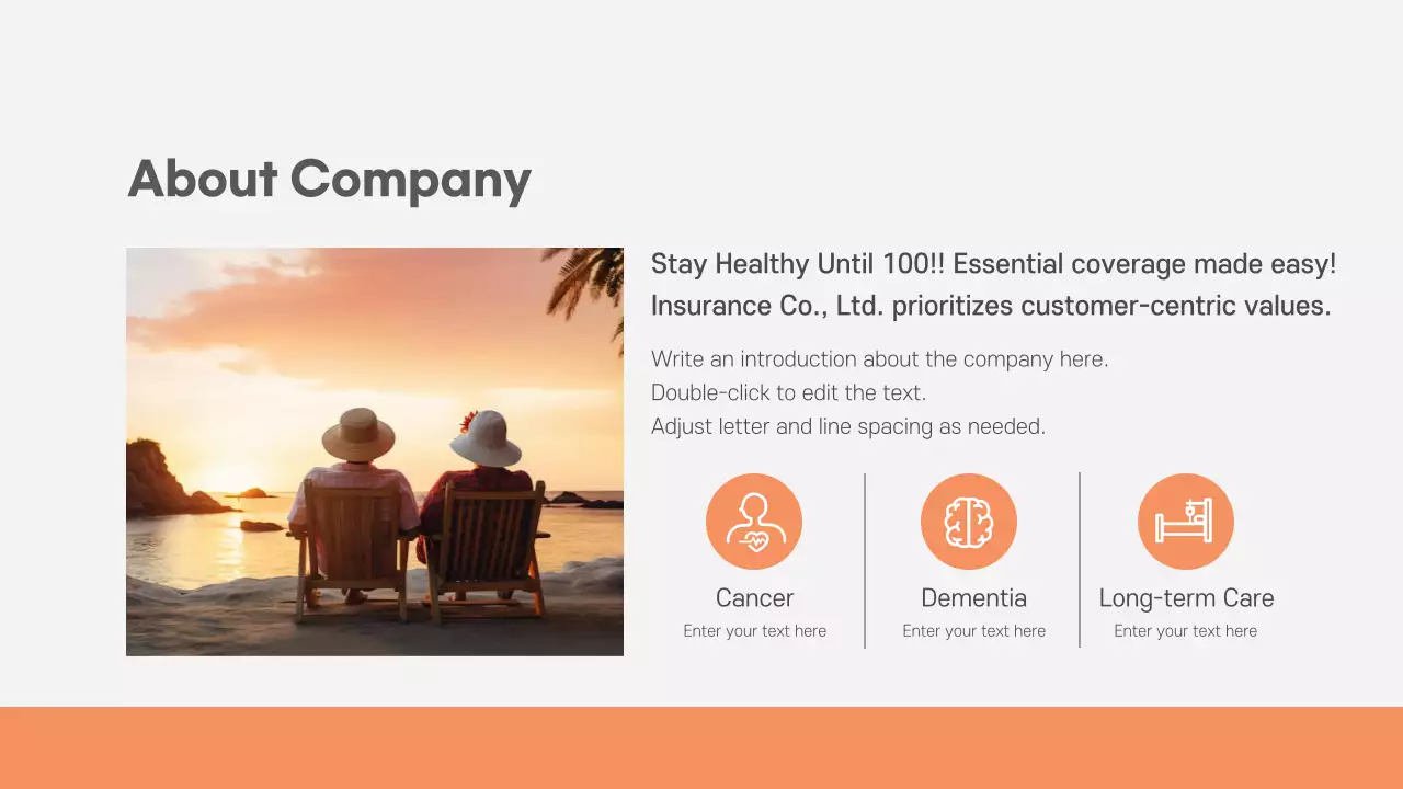 White Modern Insurance Promotion Presentation