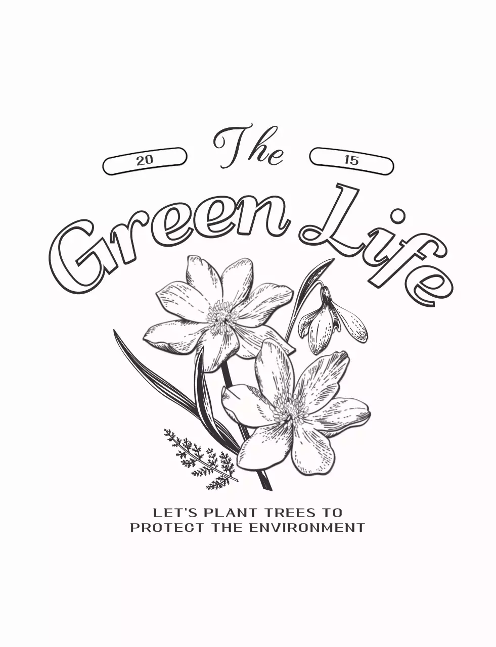 Personal goods with a sentimental botanical illustration layout style