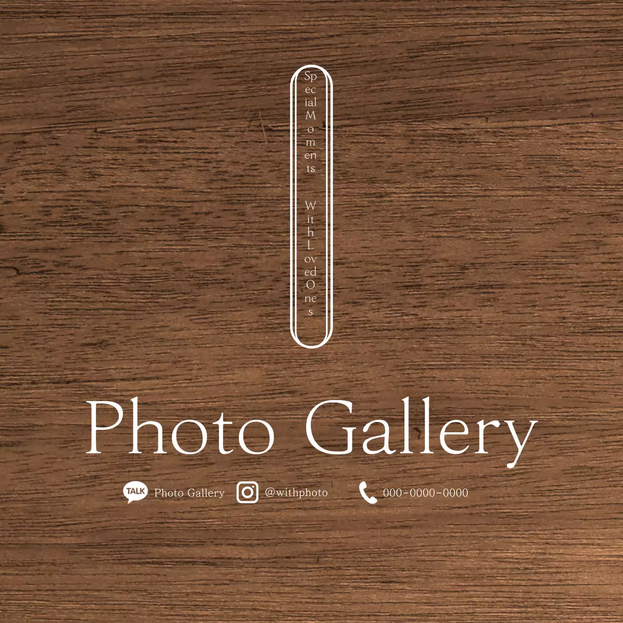 Emotional photography studio design with white, rounded rectangular lines.