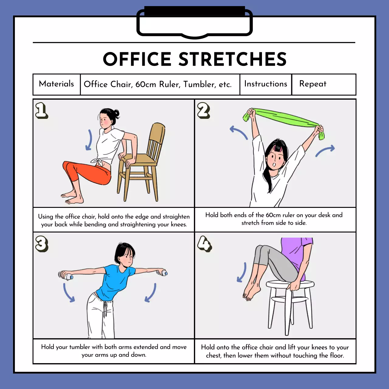 Blue Minimal Wellness Guide Instagram Post