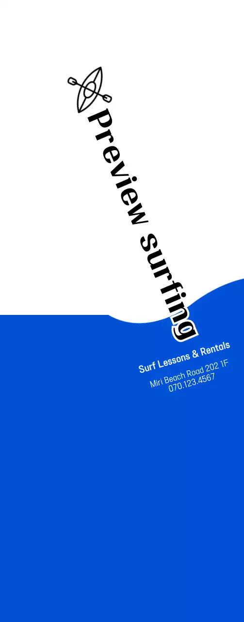 A simple concept in navy blue and black for surfing information and promotion.