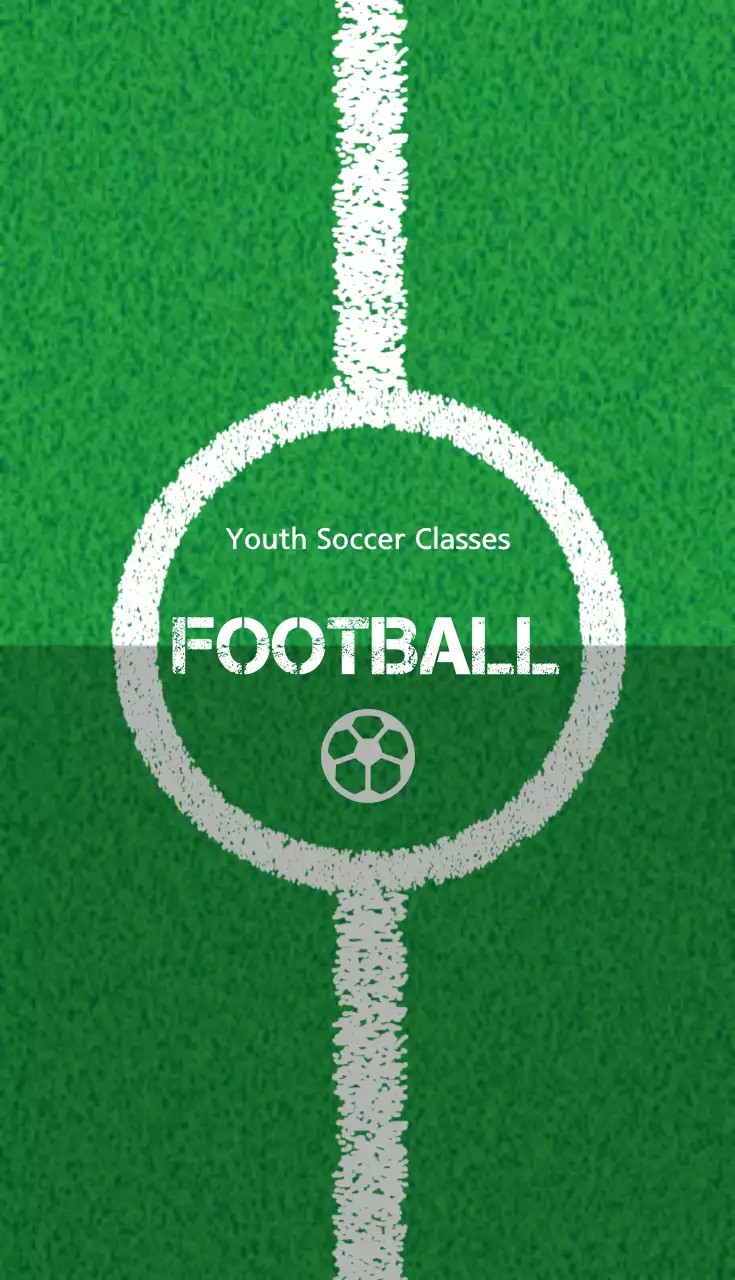 Kartu Nama Iklan Sepak Bola Hijau Sederhana