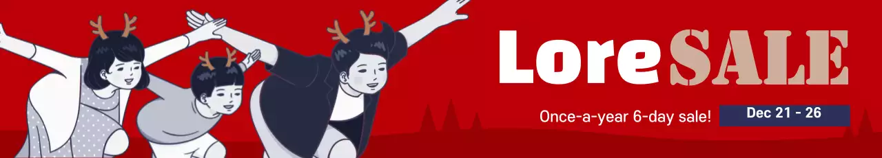 Banner de promoção de feriado retrô vermelho