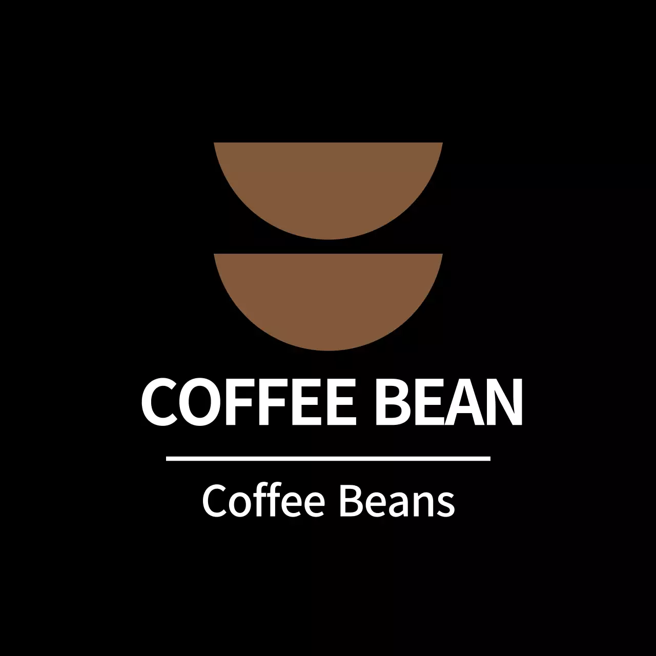 Black simple bean stickers for side dish labels