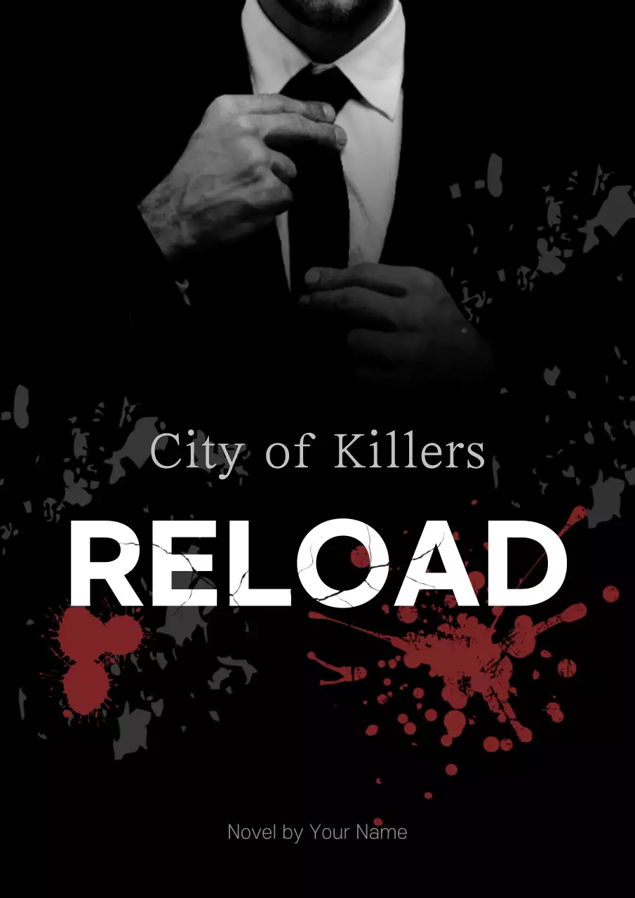 Black Gothic Crime Promotion Book Cover