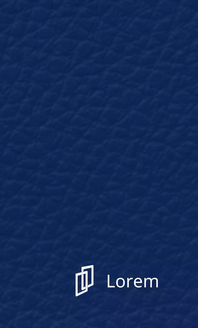 A simple paper stacked logo symbol concept corporate promotional piece.