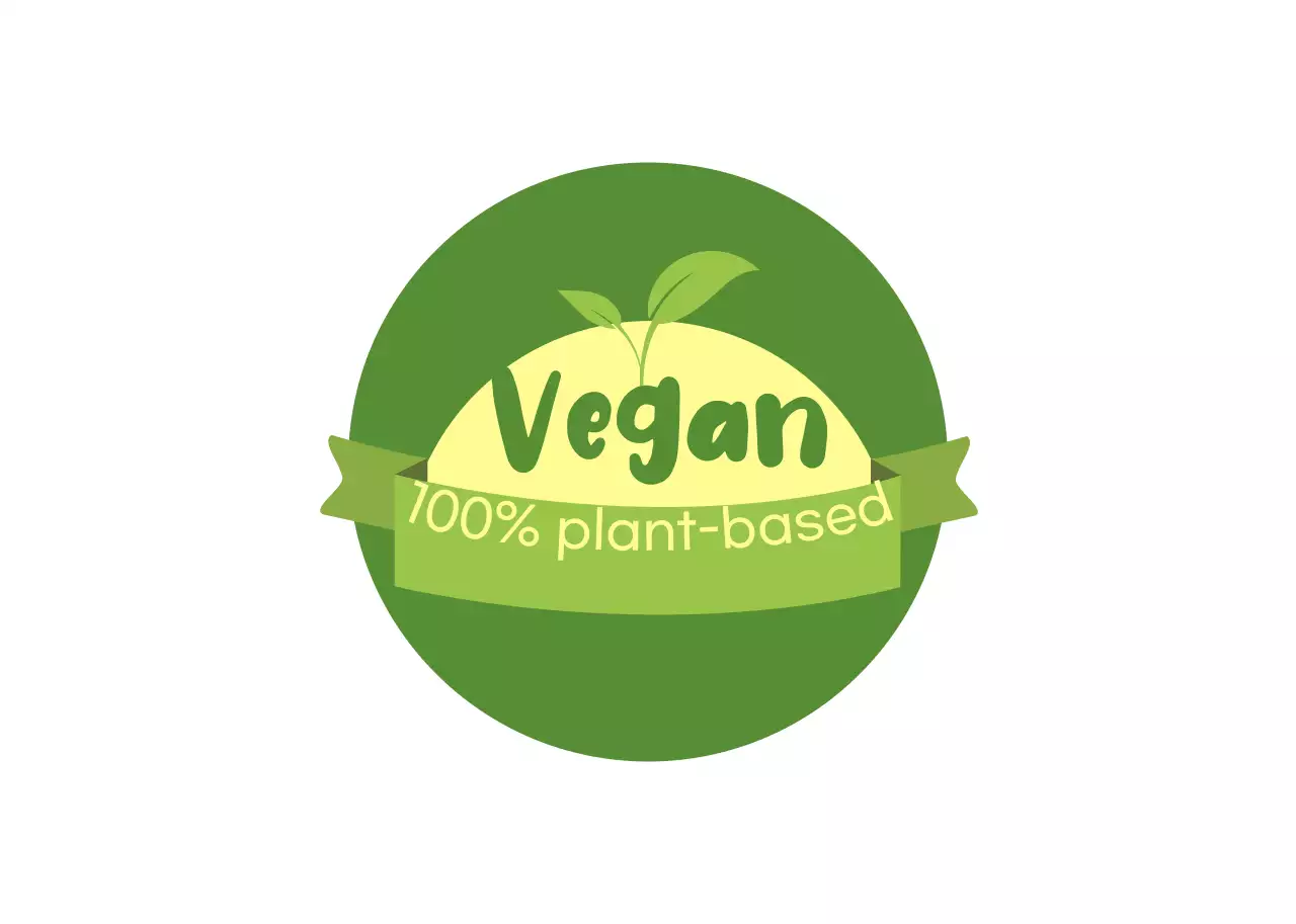 Vegan ingredient guide with a cute chartreuse and green concept