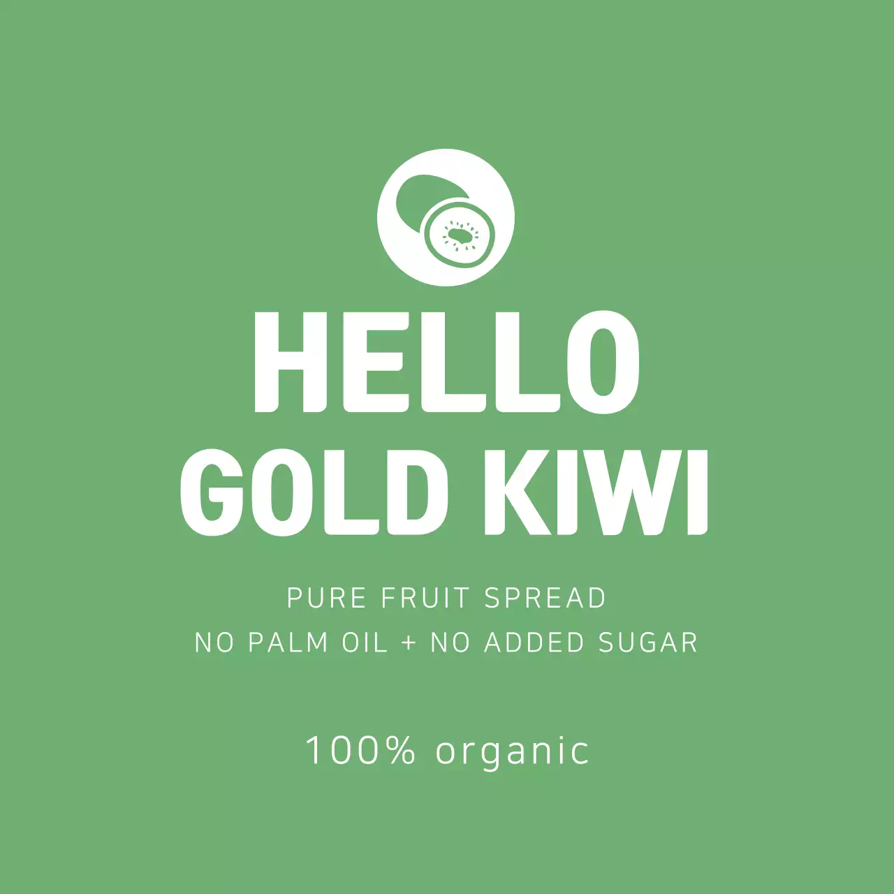 Gold Kiwi Jam Label
