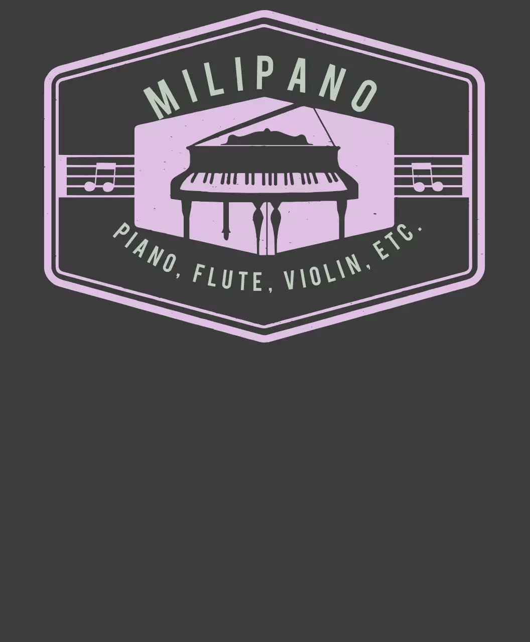 T-Shirt Kelompok Sekolah Piano