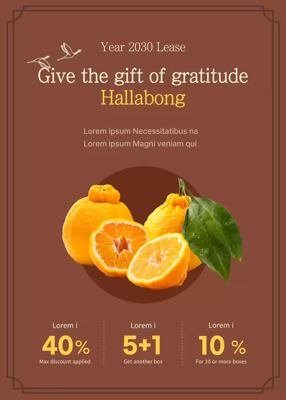 Detalhes do evento de oferta de alabote castanho