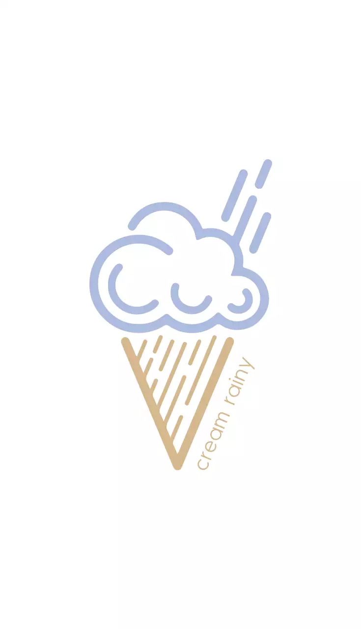 Beige Minimalist Dessert Advertisement Business Card