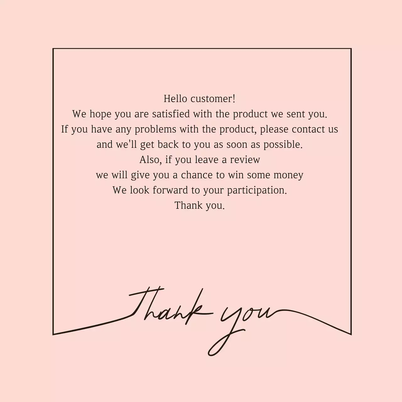 Pengiriman stiker pesan terima kasih