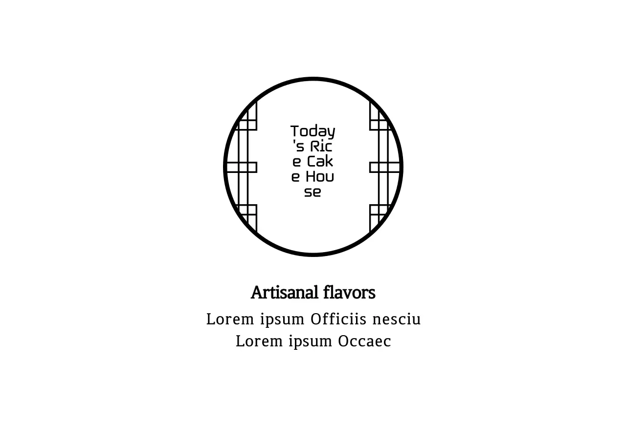 Toko lontong tradisional berwarna hitam