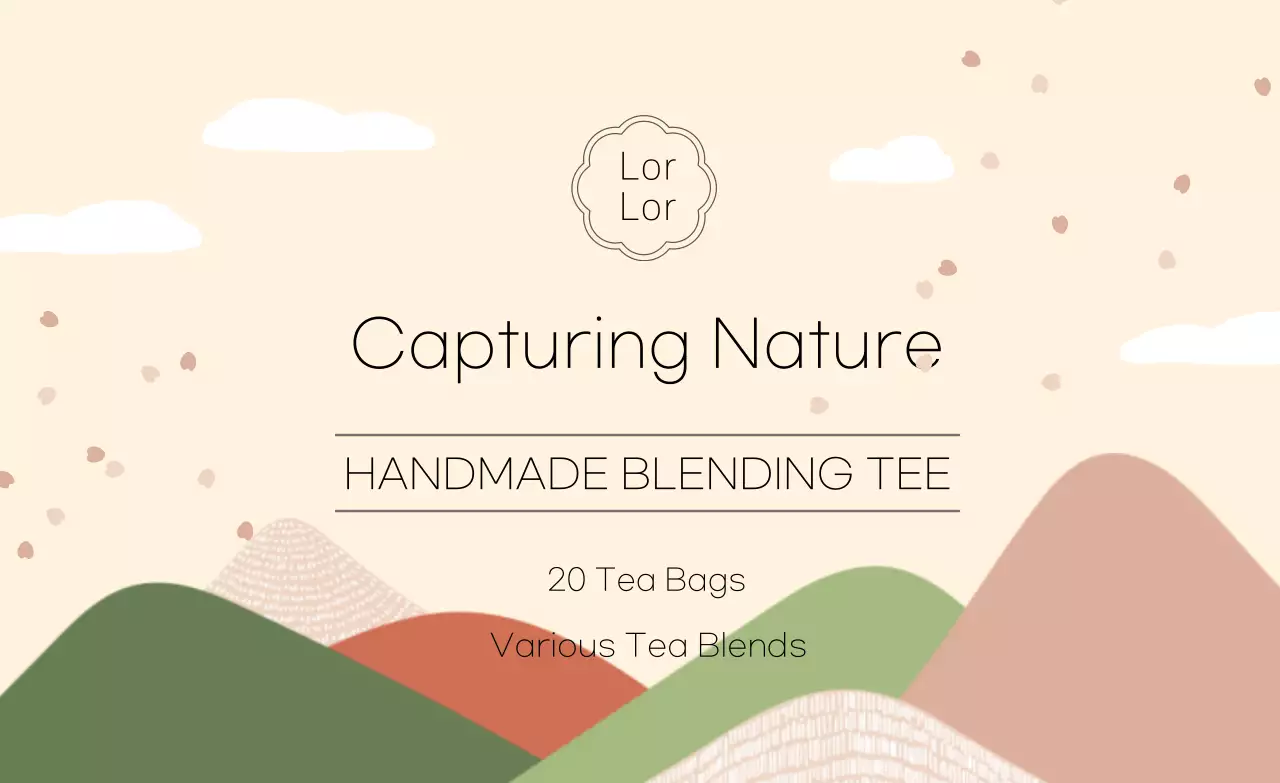 Beige Minimal Tea Promotion Banner