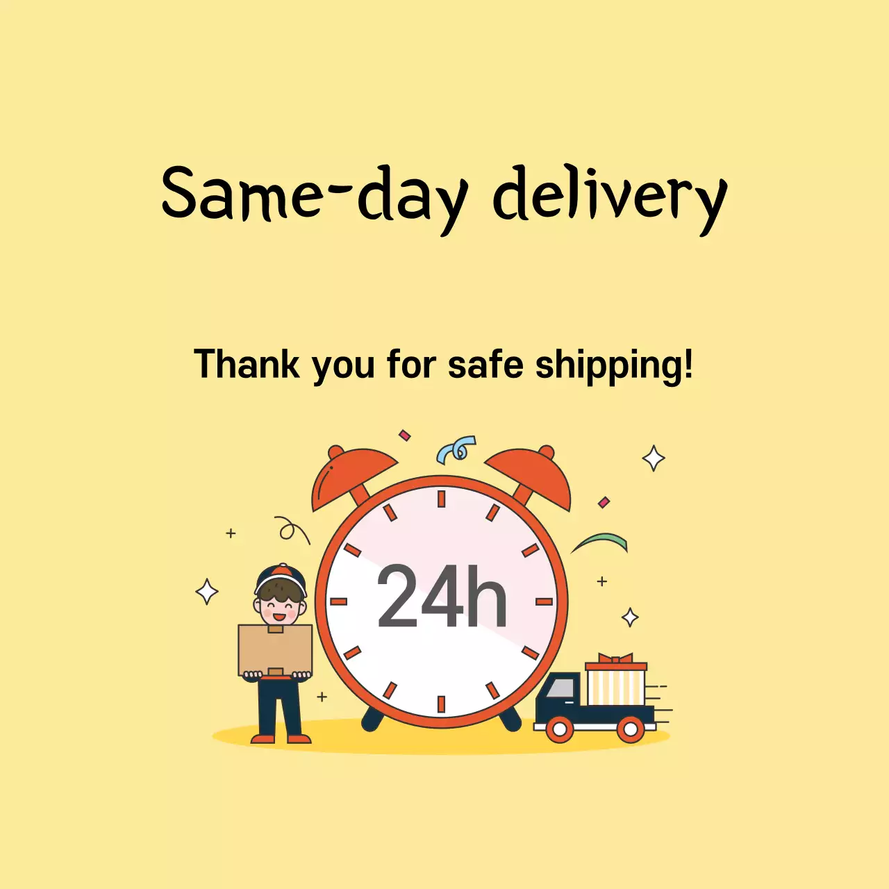 Same-day shipping