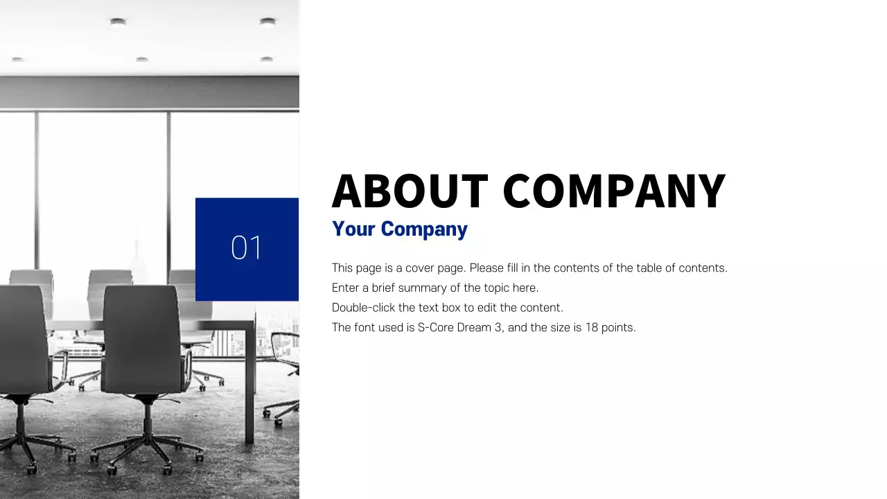 Profil perusahaan yang minimalis